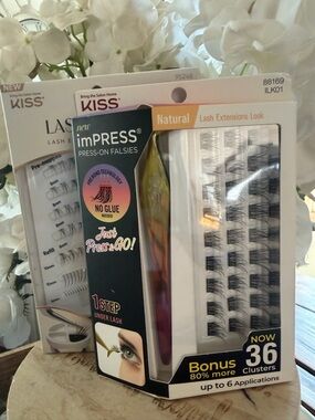 KISS ImPRESS Press-On Falsies and Lash Atelier kit. NEW